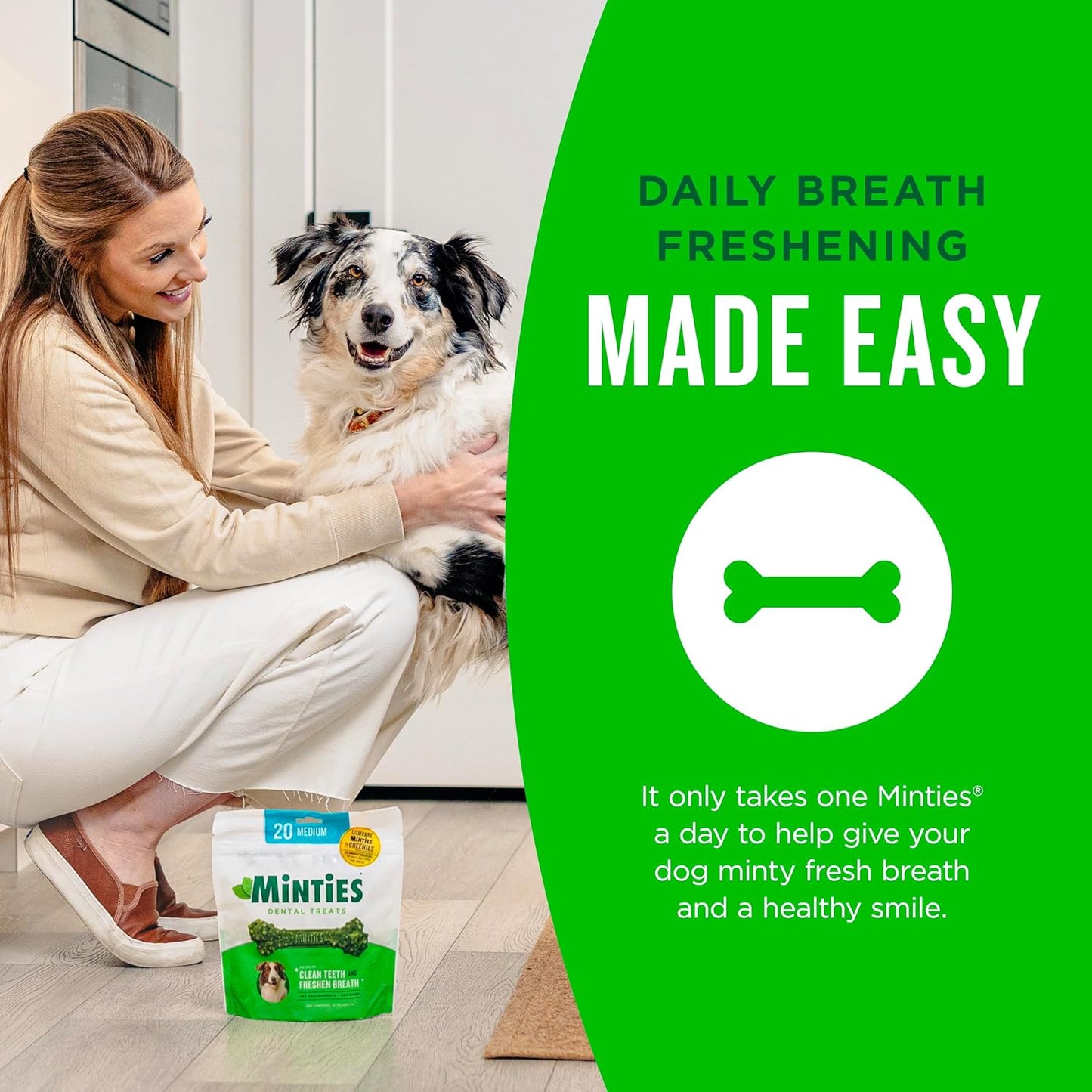 Dental Chews for Dogs - Medium, 16Oz