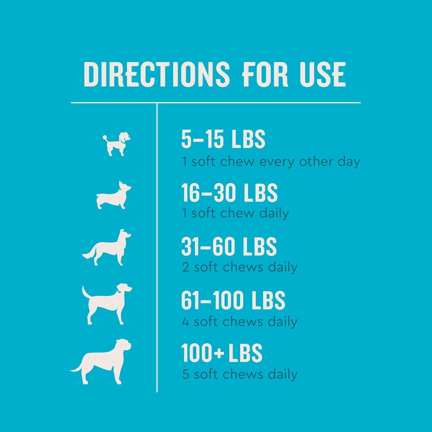 Advanced Calming Chews for Dogs, 60 Count
