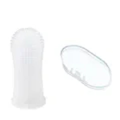 Super Soft Silicone Finger Toothbrush for Dogs and Cats - Nontoxic Teeth Cleaning and Breath Care Solution