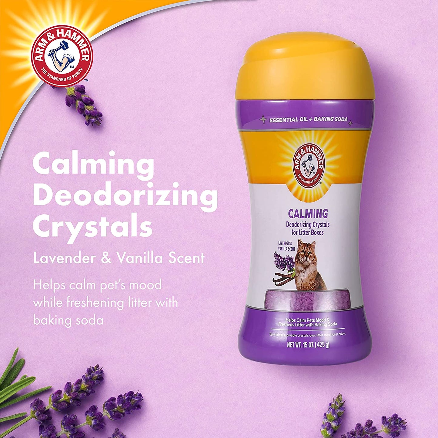 Cat Litter Deodorizing Crystals, 15Oz