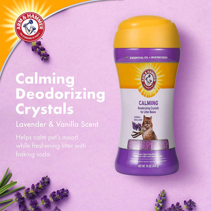 Cat Litter Deodorizing Crystals, 15Oz