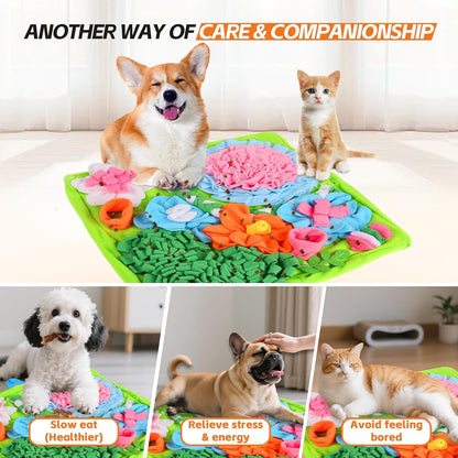 Snuffle Mat for Dogs and Cats, 20x20 in