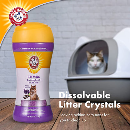 Cat Litter Deodorizing Crystals, 15Oz