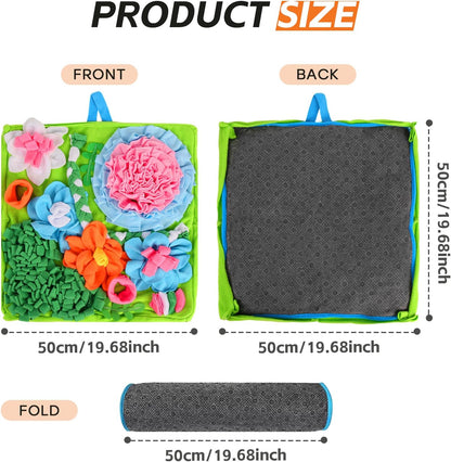 Snuffle Mat for Dogs and Cats, 20x20 in