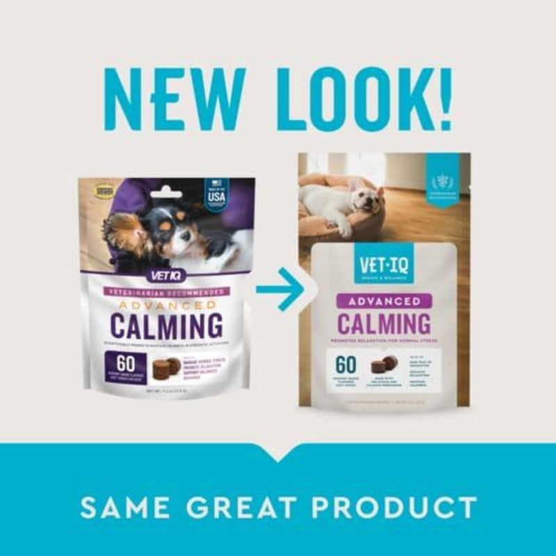 Advanced Calming Chews for Dogs, 60 Count